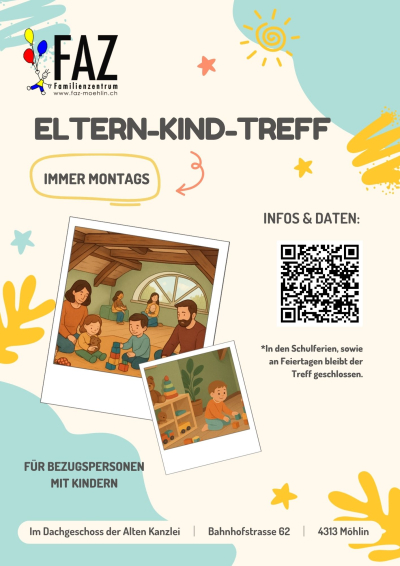 Eltern-Kind-Treff im Familienzentrum Möhlin (FAZ) Eltern-Kind-Treff im Familienzentrum Möhlin (FAZ)