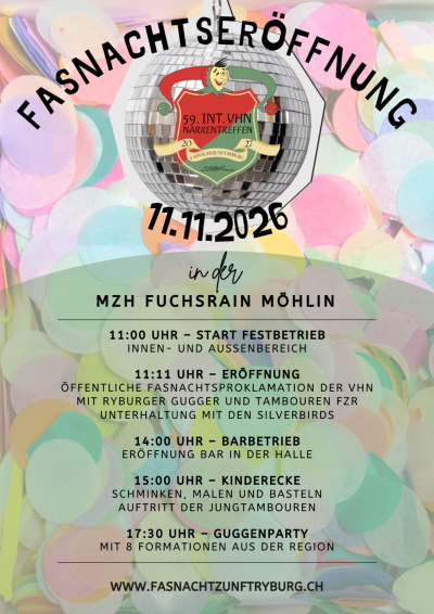 11.11. - Fasnachtseröffnung