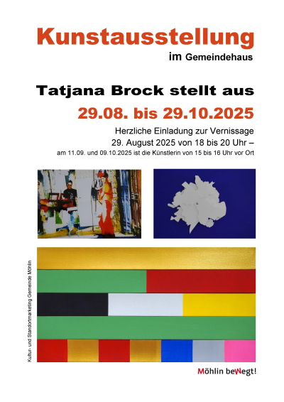 Bilderausstellung im Gemeindehaus: Tatjana Brock 