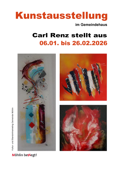 Bilderausstellung im Gemeindehaus: Carl Renz