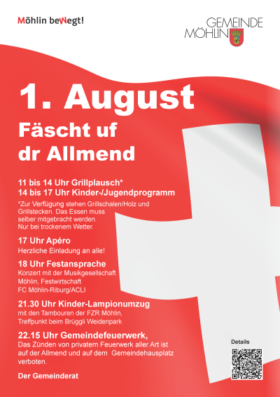1. August-Feier auf der Allmend 1. August-Feier auf der Allmend