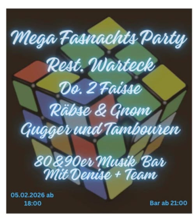 Mega Fasnachtsparty MGV