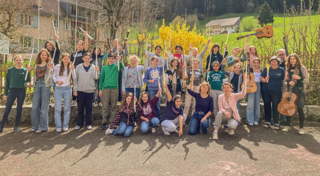 Gruppenfoto Querflöten Lager
