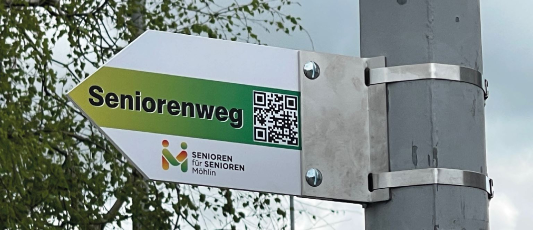 Wegweiser Seniorenweg